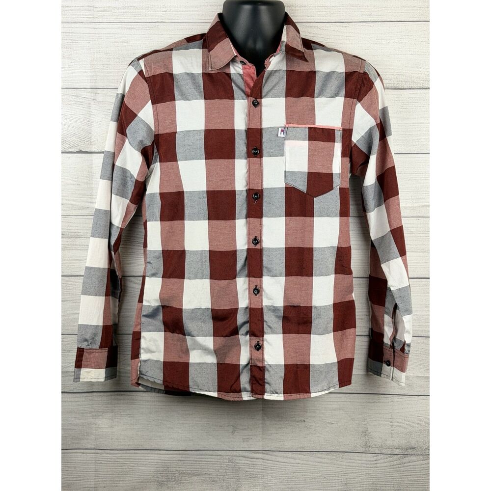 Tommy Hilfiger Plaid Button Up Small Casual Shirt